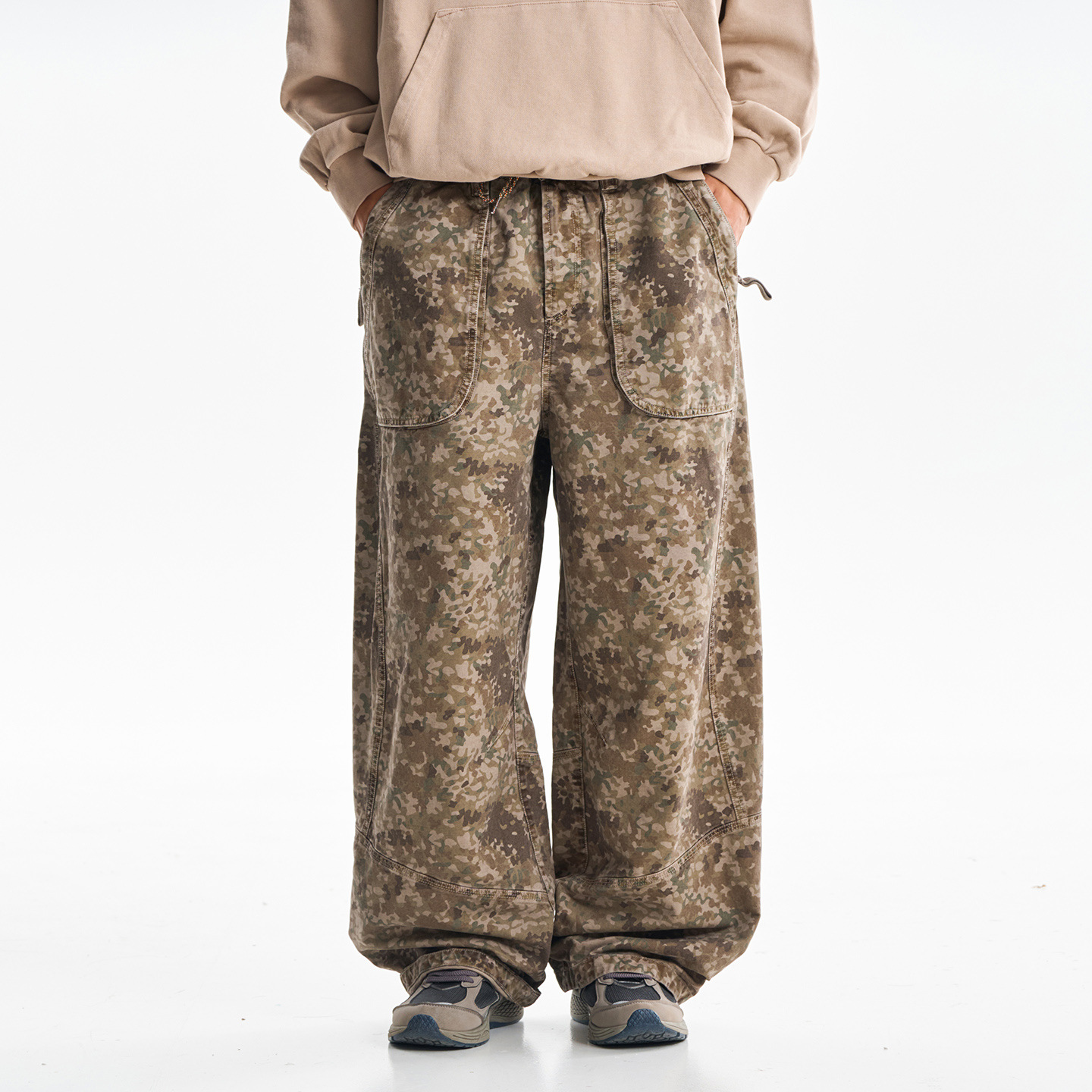 Pantalon cargo en coton imprim - Mens Fashion Cargo Pants avis et prix