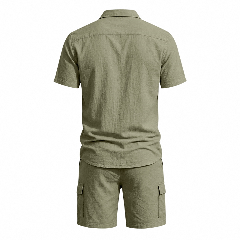 Ensemble deux pièces en lin am - Linen Shirt Summer avis et prix