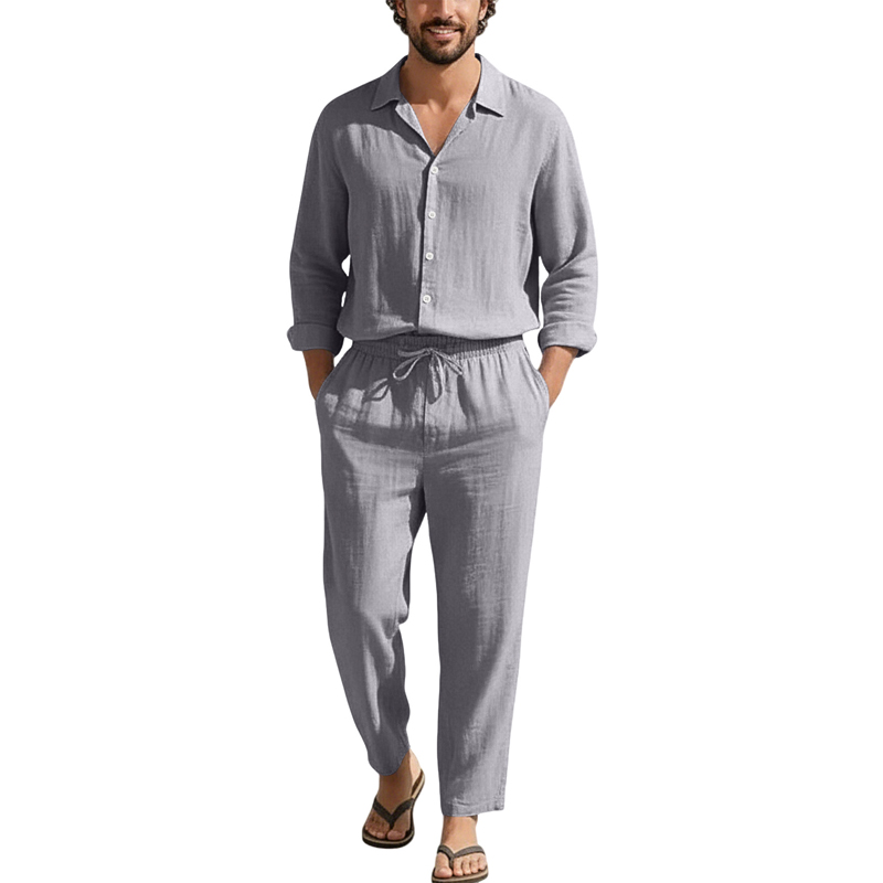 Ensembles décontractés en lin  - Linen Shirt Summer avis et prix