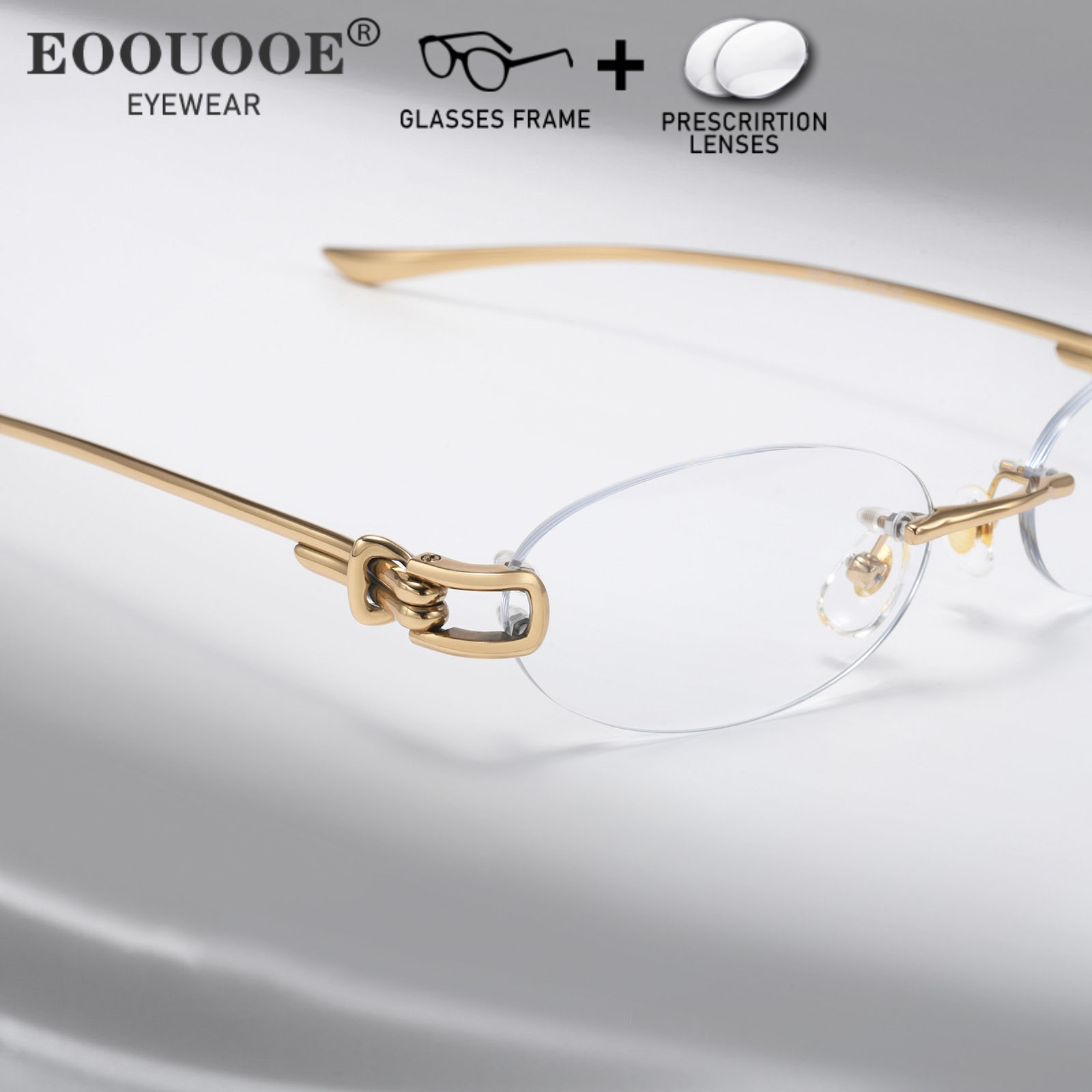Nouvelle conception de lunette - Men'S Fashion Rimless Glasses avis et prix