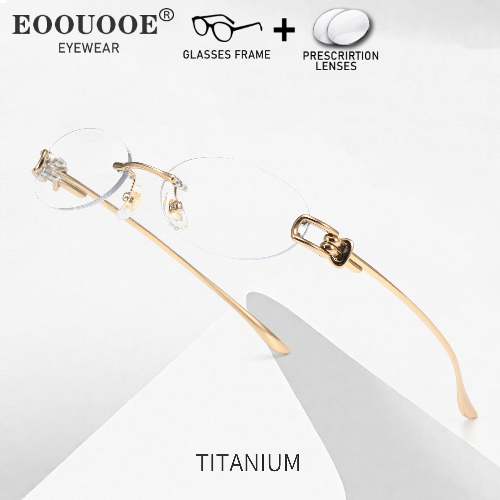 Nouvelle conception de lunette - Men'S Fashion Rimless Glasses avis et prix