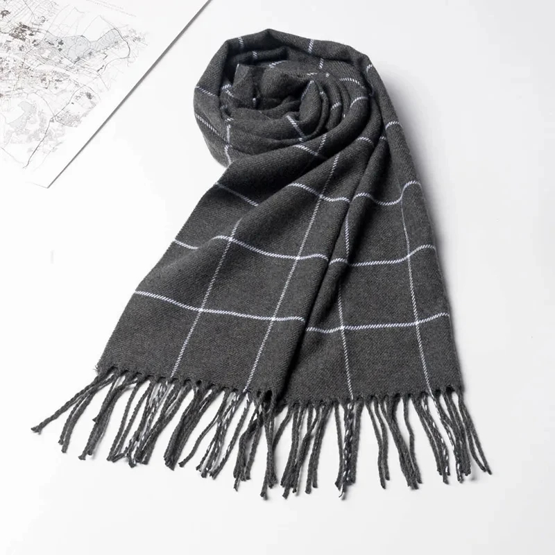 Écharpe en cachemire pour homm - Men Scarf Wool avis et prix