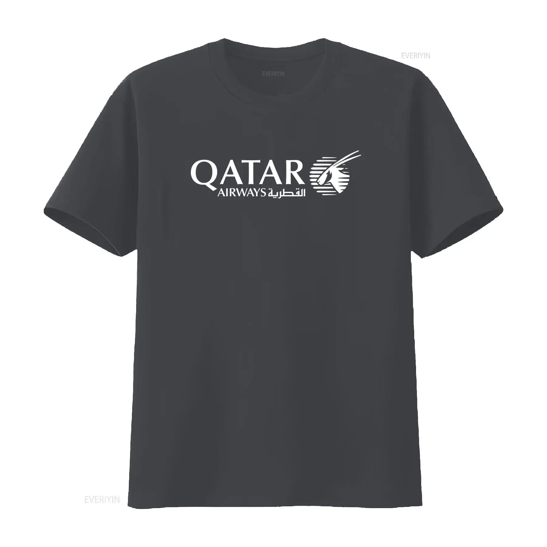 T-shirt bleu marine avec logo  - Men'S Fashion Qatar avis et prix